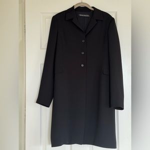 Tahari black pea coat